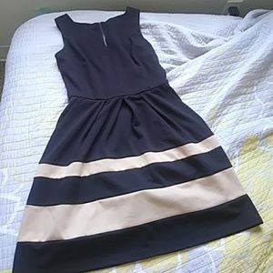 Black and brown dress.
